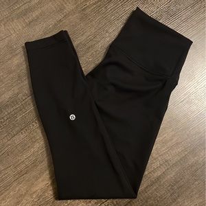 Lululemon WUNDER train HR tight 25” size 10 black